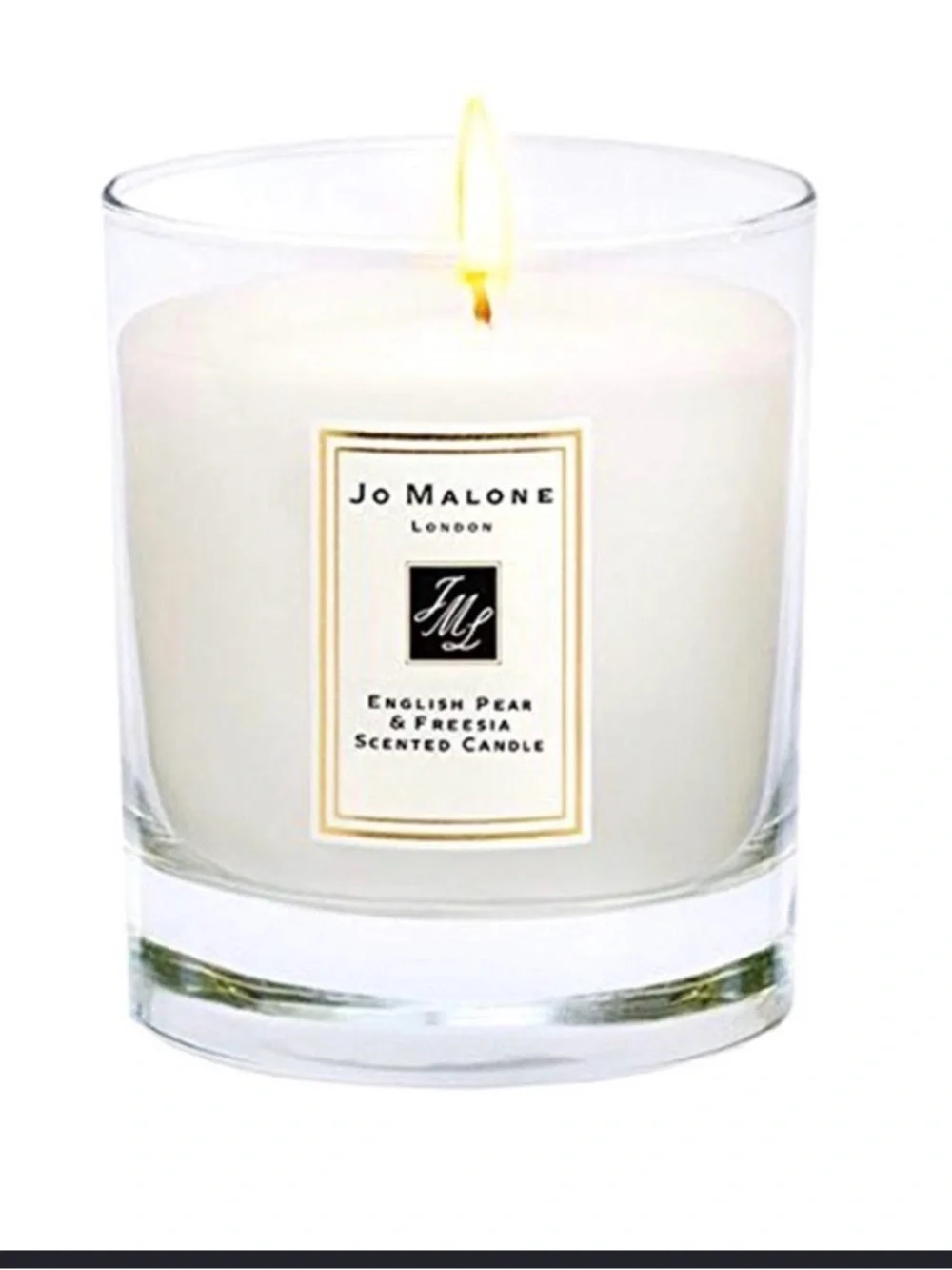 Jo Malone Bundle  White Glass Scented Candle Pair - English Pear & Freesia